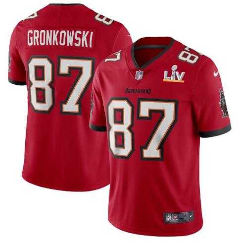 Nike Men & Women & Youth Buccaneers 87 Rob Gronkowski Red 2021 Super Bowl LV Vapor Untouchable Limited Jersey,We sell and wholesale Nike Men & Women & Youth Buccaneers 87 Rob Gronkowski Red 2021 Super Bowl LV Vapor Untouchable Limited Jersey on line form chian!
